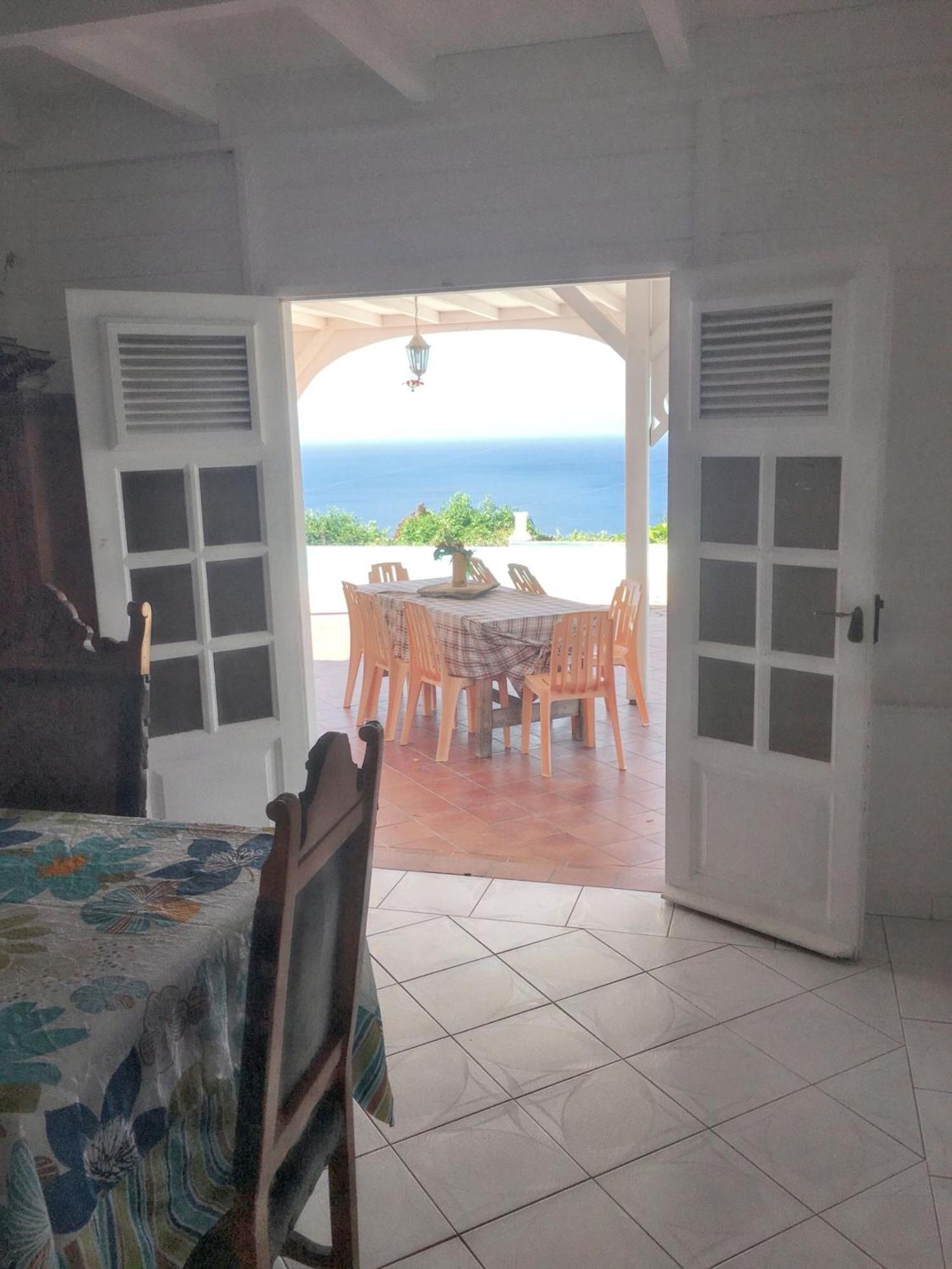Villa Enchantee Avec Vue Sur Mer Et Piscine Au Carbet Le Carbet Bagian luar foto